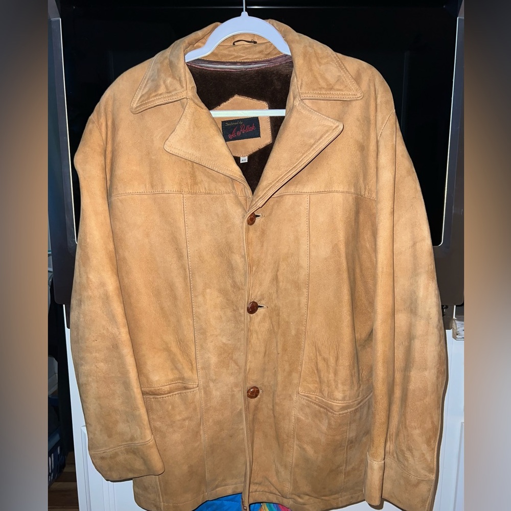 Vintage A. Pollak suede jacket size 42
